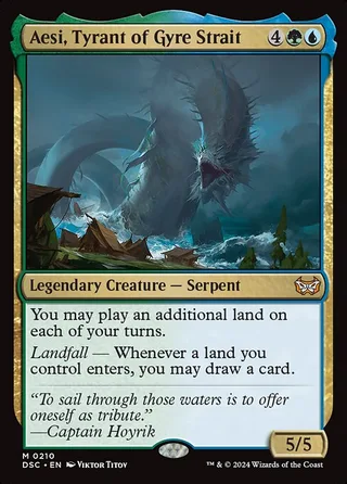Aesi, Tyrant of Gyre Strait card, DSC number 210