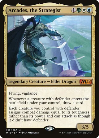 Arcades, the Strategist card, M19 number 212