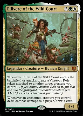 Ellivere of the Wild Court card, WOC number 2