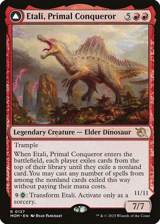Etali, Primal Conqueror card, MOM number 137