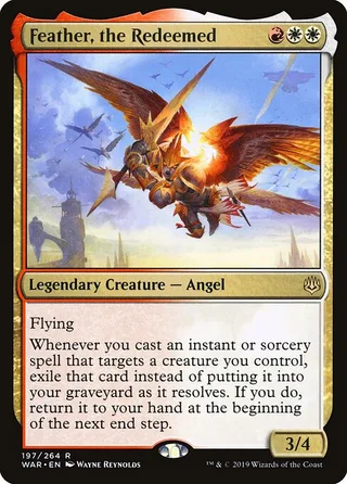 Feather, the Redeemed card, WAR number 197