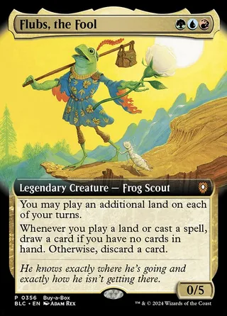 Flubs, the Fool card, BLC number 356