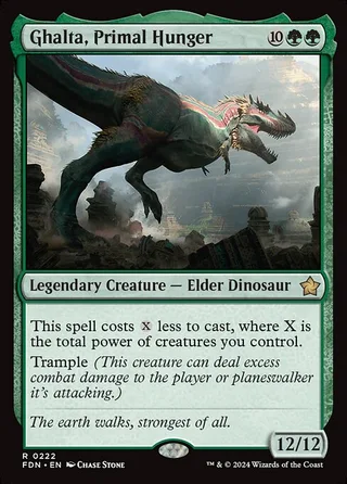 Ghalta, Primal Hunger card, FDN number 222