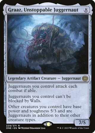 Graaz, Unstoppable Juggernaut card, ONE number 229