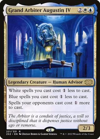 Grand Arbiter Augustin IV card, 2X2 number 221