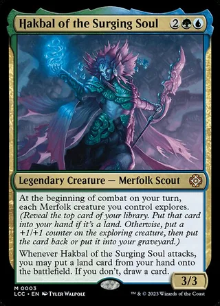 Hakbal of the Surging Soul card, LCC number 3