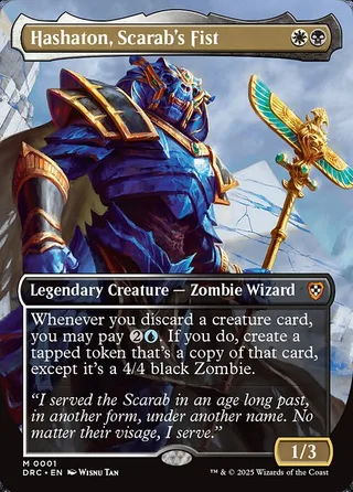 Hashaton, Scarab's Fist card, DRC number 1