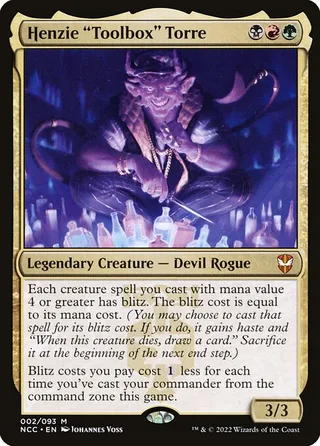 Henzie "Toolbox" Torre Magic card, NCC number 2