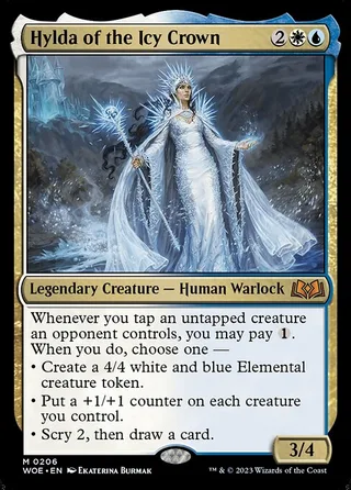 Hylda of the Icy Crown card, WOE number 206