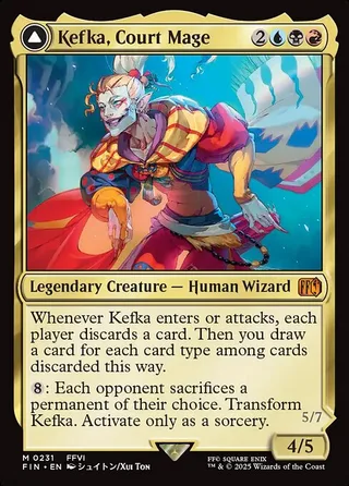 Kefka, Court Mage card, FIN number 231