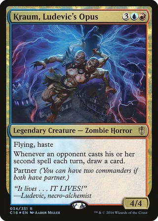 Kraum, Ludevic's Opus card, C16 number 34