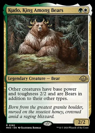 Kudo, King Among Bears card, MH3 number 192