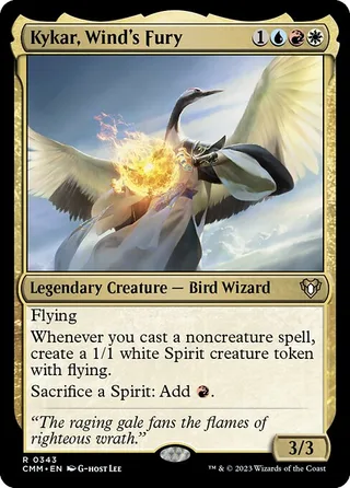Kykar, Wind's Fury card, CMM number 343