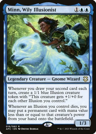 Minn, Wily Illusionist card, AFC number 16
