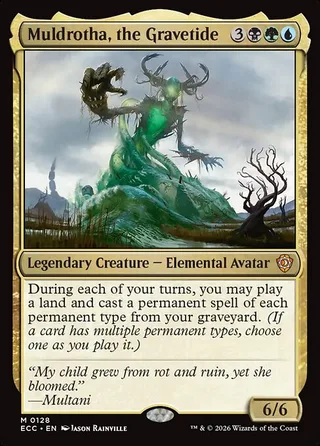 Muldrotha, the Gravetide card, ECC number 128
