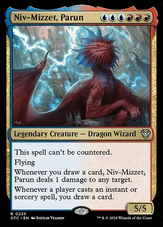 Niv-Mizzet, Parun card, OTC number 235