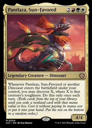 Pantlaza, Sun-Favored card, LCC number 4