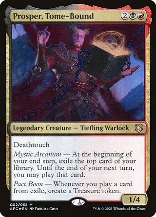 Prosper, Tome-Bound card, AFC number 2