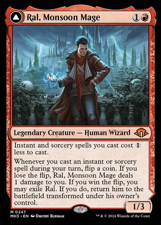 Ral, Monsoon Mage card, MH3 number 247