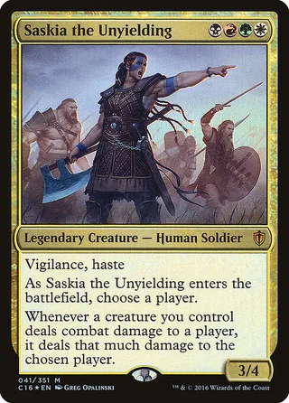 Saskia the Unyielding card, C16 number 41