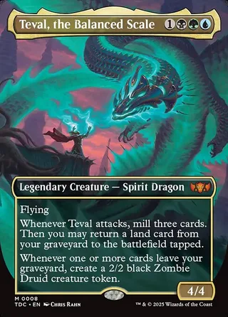 Teval, the Balanced Scale card, TDC number 8