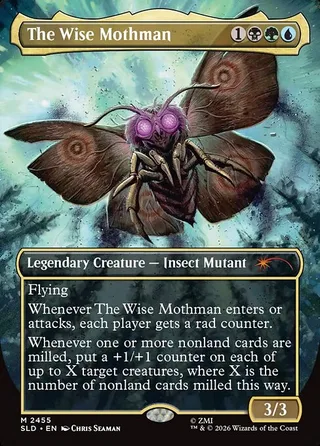 The Wise Mothman card, SLD number 2455