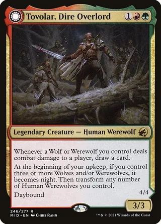 Tovolar, Dire Overlord card, MID number 246