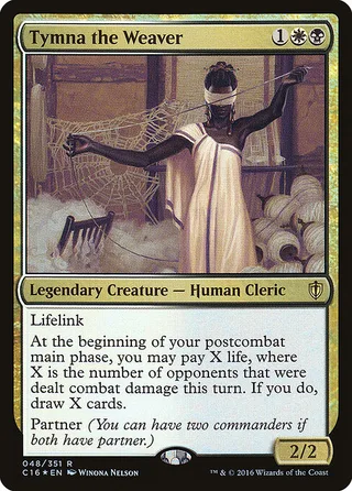 Tymna the Weaver card, C16 number 48
