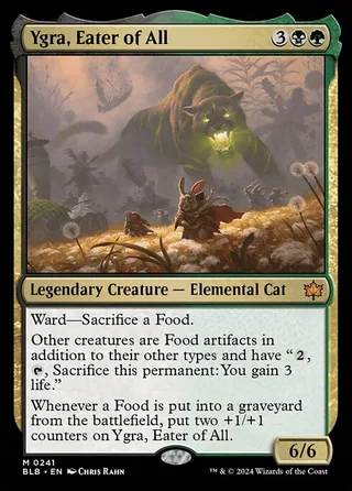 Ygra, Eater of All card, BLB number 241