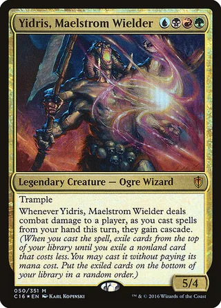 Yidris, Maelstrom Wielder card, C16 number 50