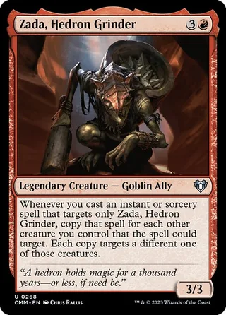 Zada, Hedron Grinder card, CMM number 268