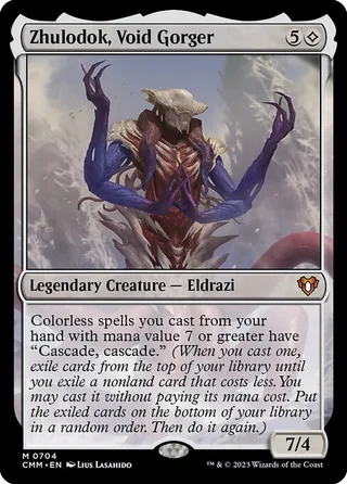 Zhulodok, Void Gorger card, CMM number 704