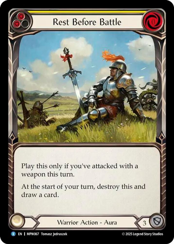 Rest Before Battle (Yellow)