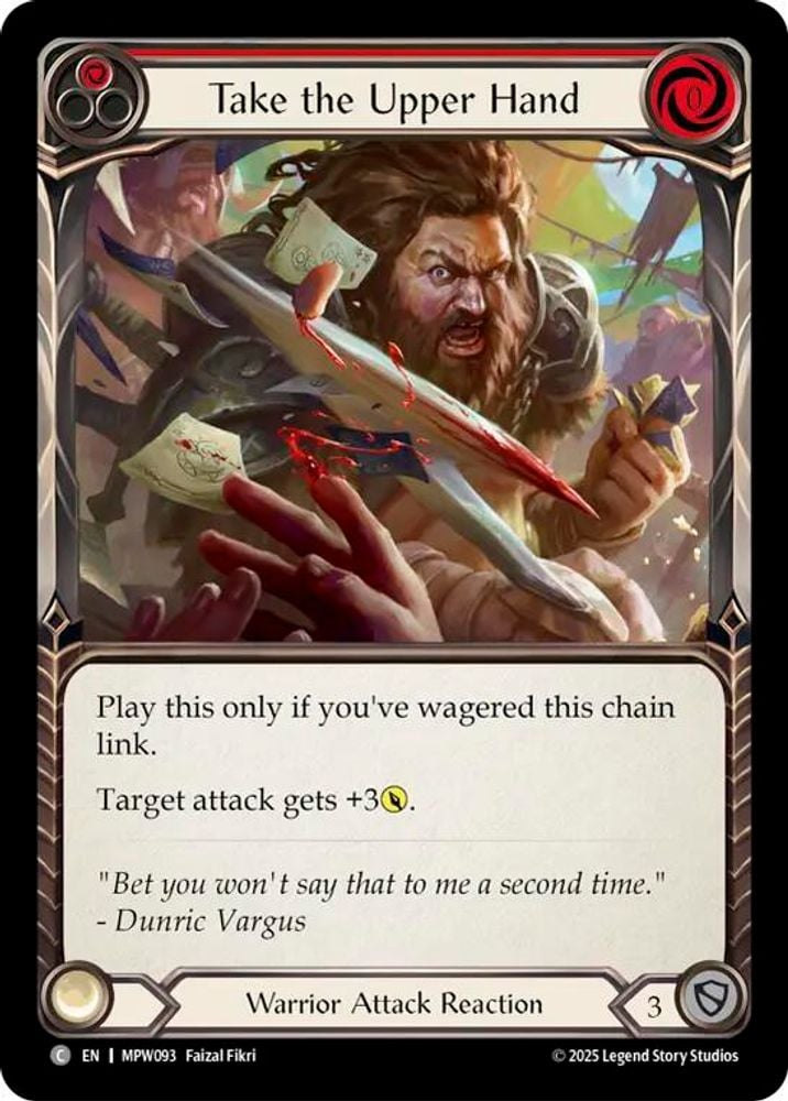 Take the Upper Hand (Red)