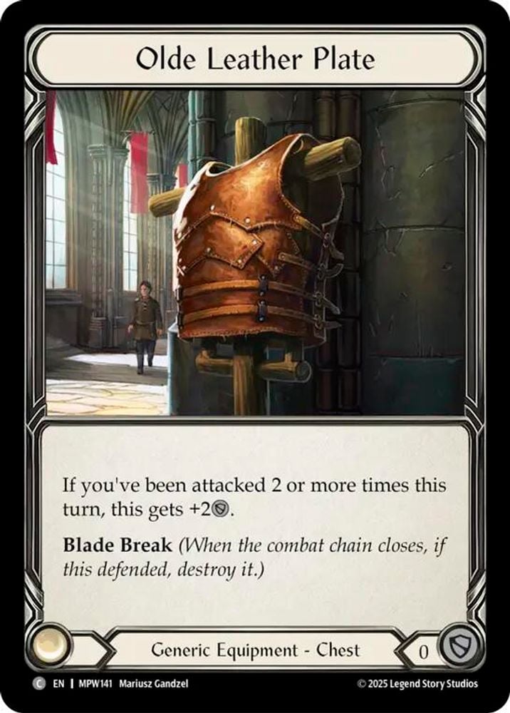 Olde Leather Plate