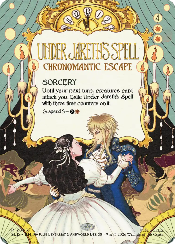 Corn Maze Secret Lair card: Chronomantic Escape
