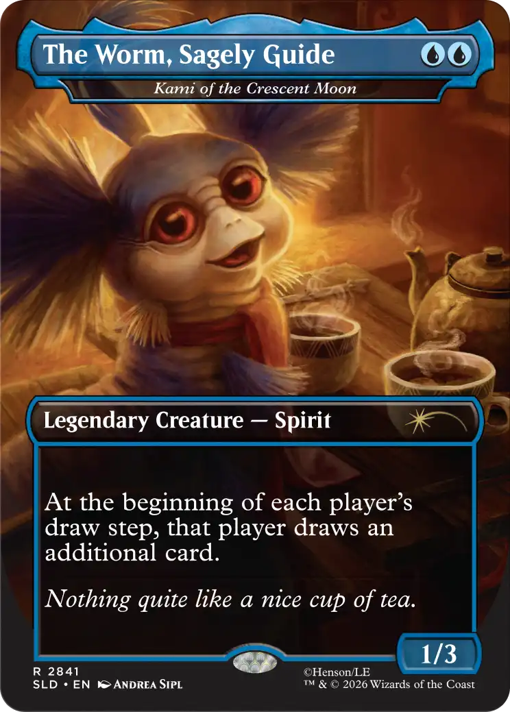 Corn Maze Secret Lair card: Kami of the Crescent Moon