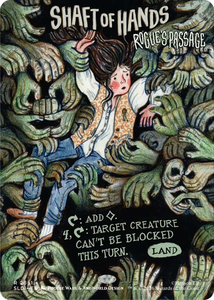 Corn Maze Secret Lair card: Rogue's Passage