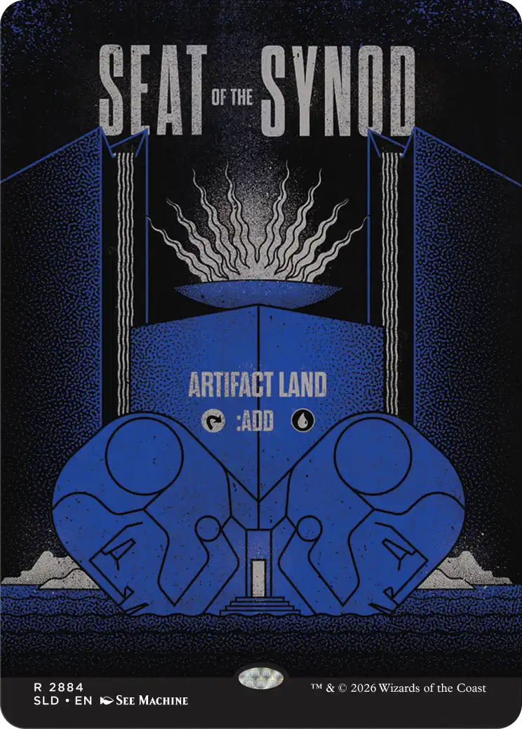 Corn Maze Secret Lair card: Seat of the Synod
