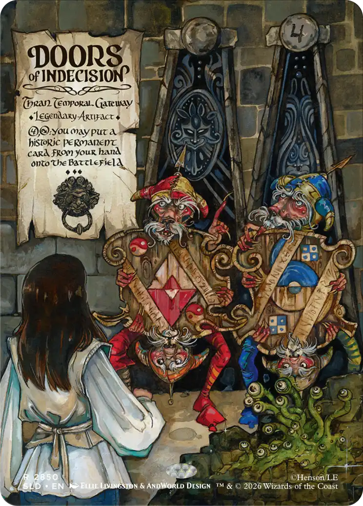 Corn Maze Secret Lair card: Thran Temporal Gateway