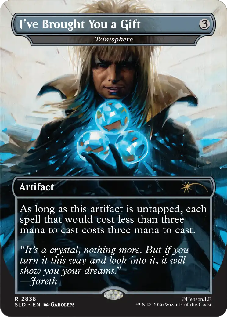 Corn Maze Secret Lair card: Trinisphere