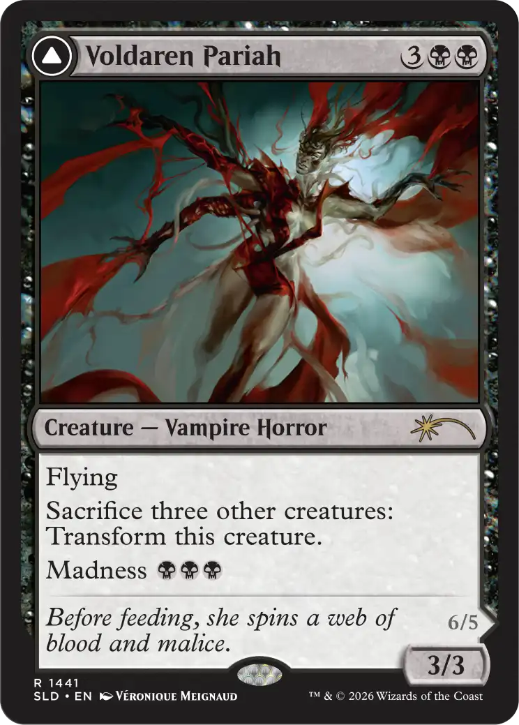 Corn Maze Secret Lair card: Voldaren Pariah
