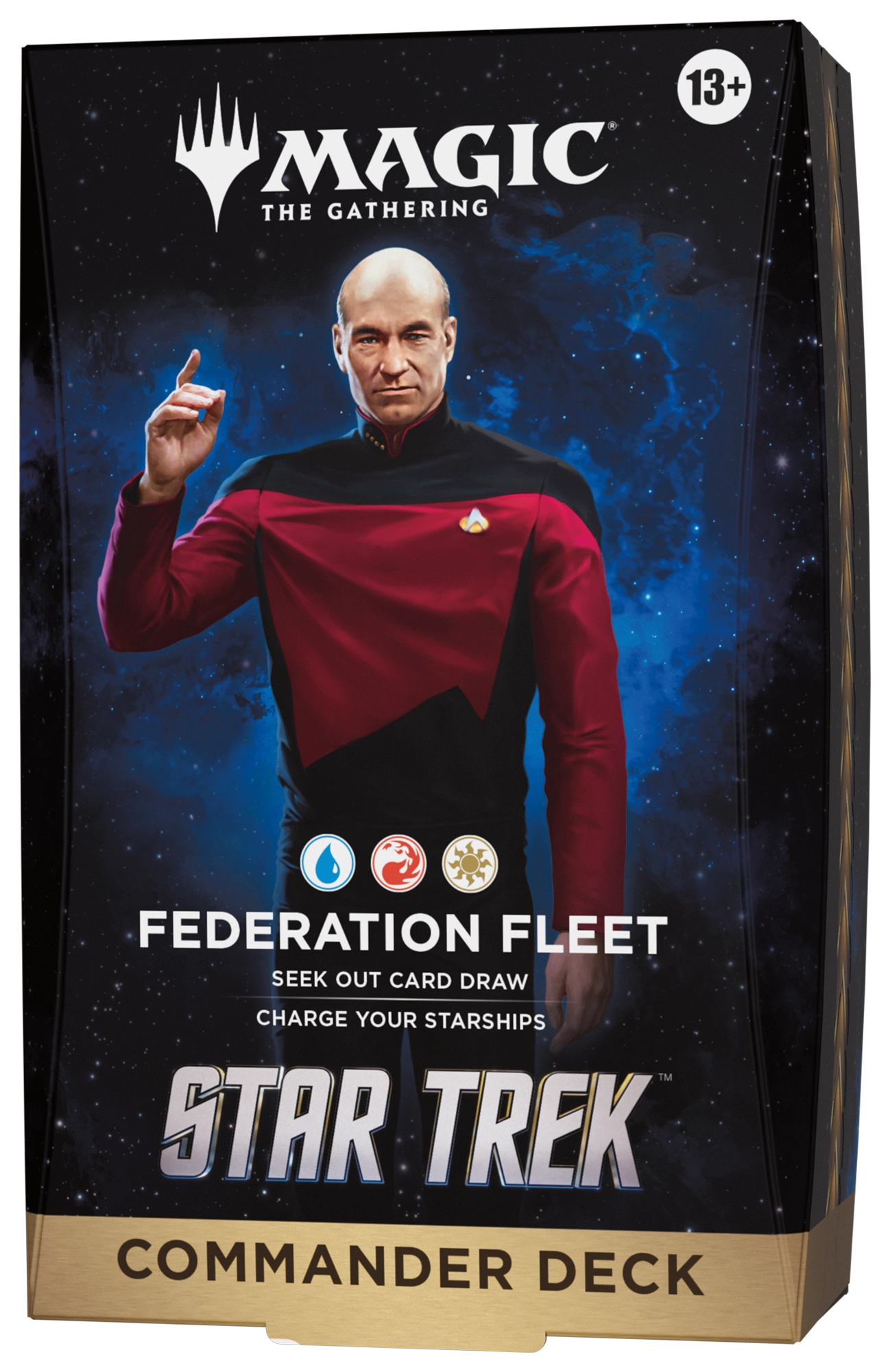 Federation Fleet regular Star Trek Commander deck packaging