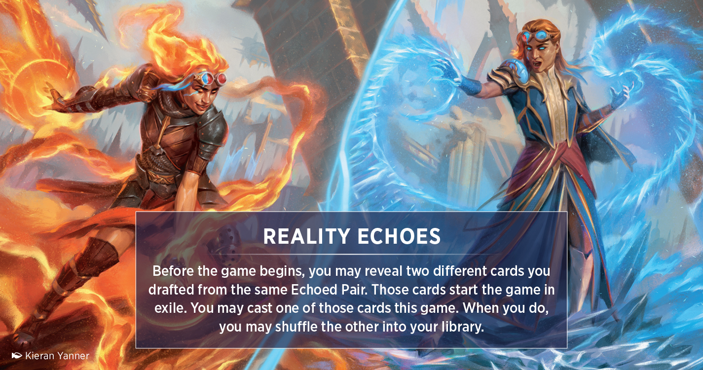 Official Reality Echoes event artwork from the Reality Fracture play announcement