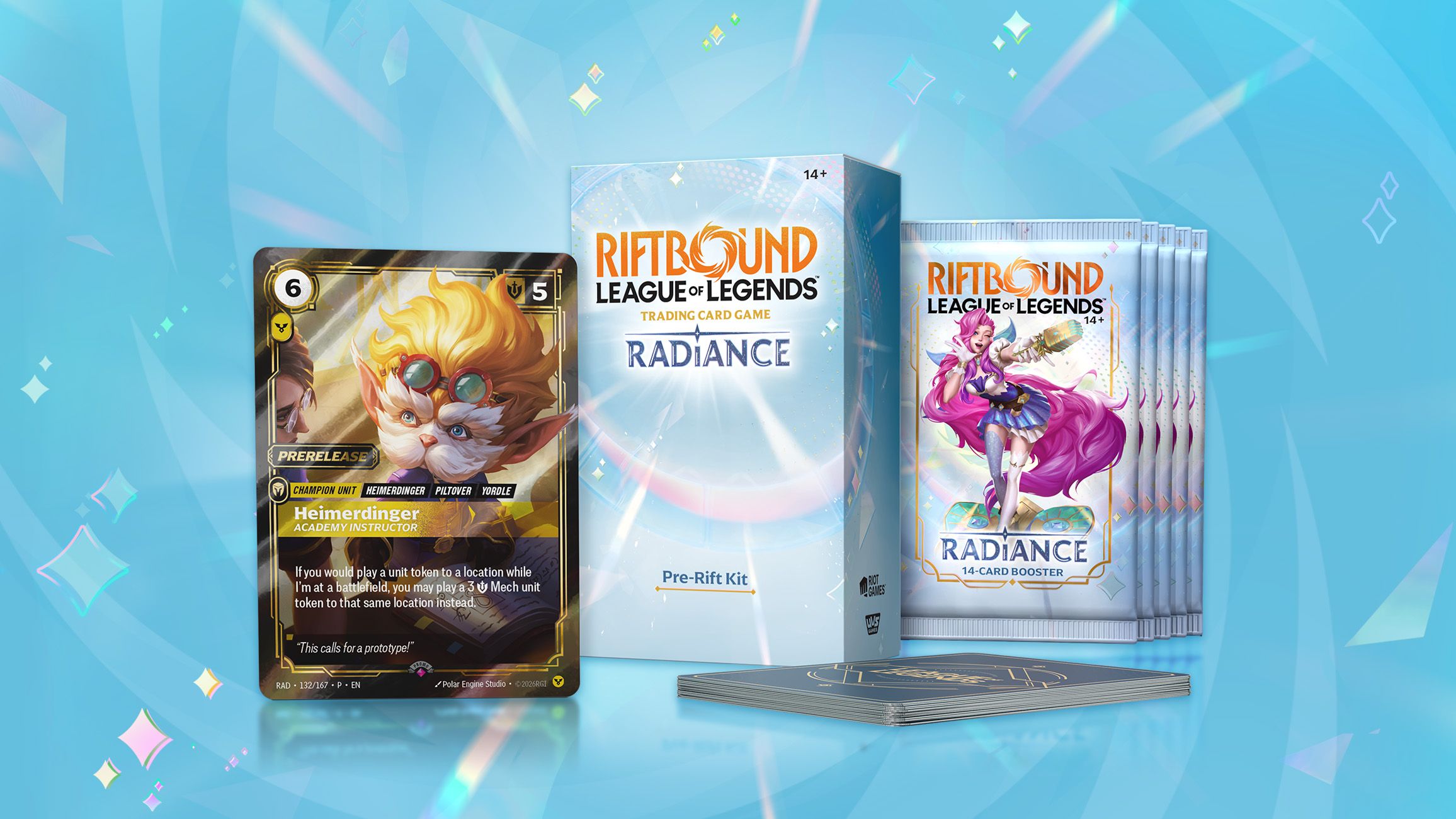Official Radiance Pre-Rift kit contents illustration