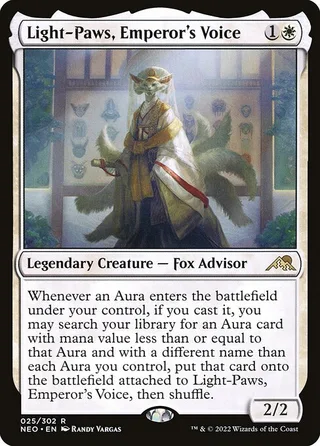 Light-Paws, Emperor’s Voice card