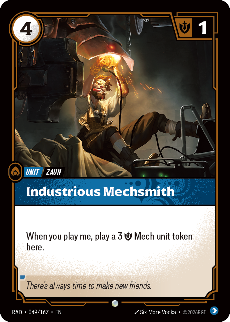 Industrious Mechsmith RAD-049/167 card