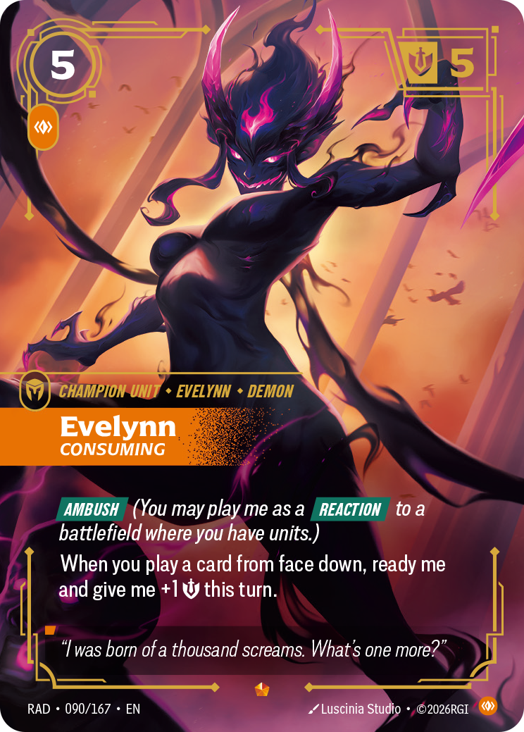 Evelynn RAD-090/167 card