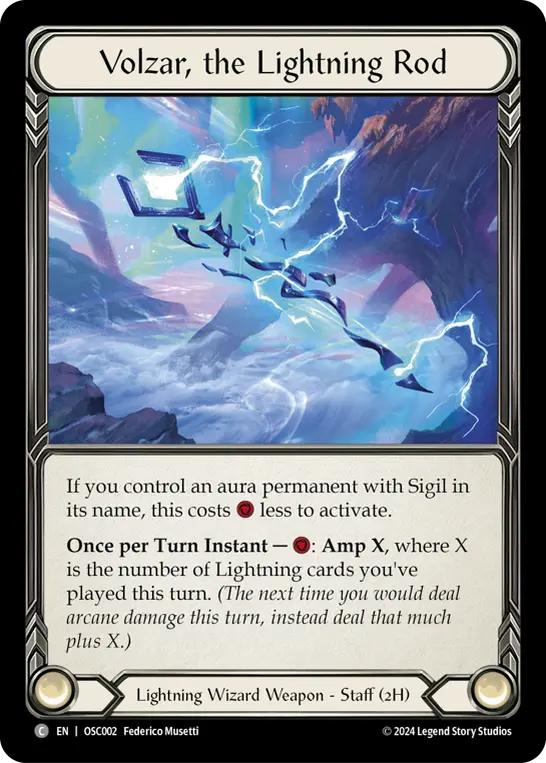 Volzar, the Lightning Rod OSC002