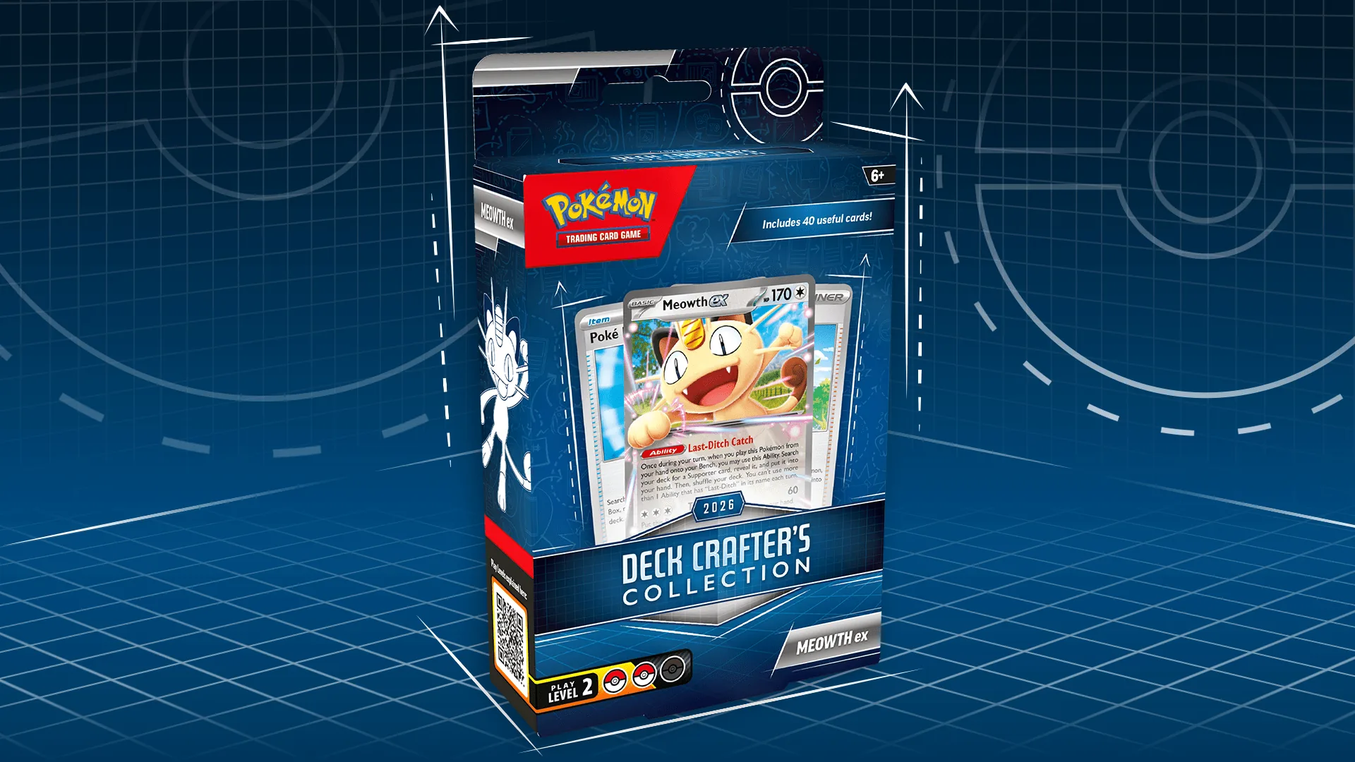 Pokémon Deck Crafter's Collection package with Meowth ex